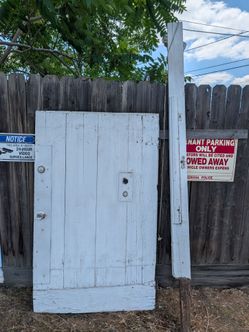 Building materials for a wood fence