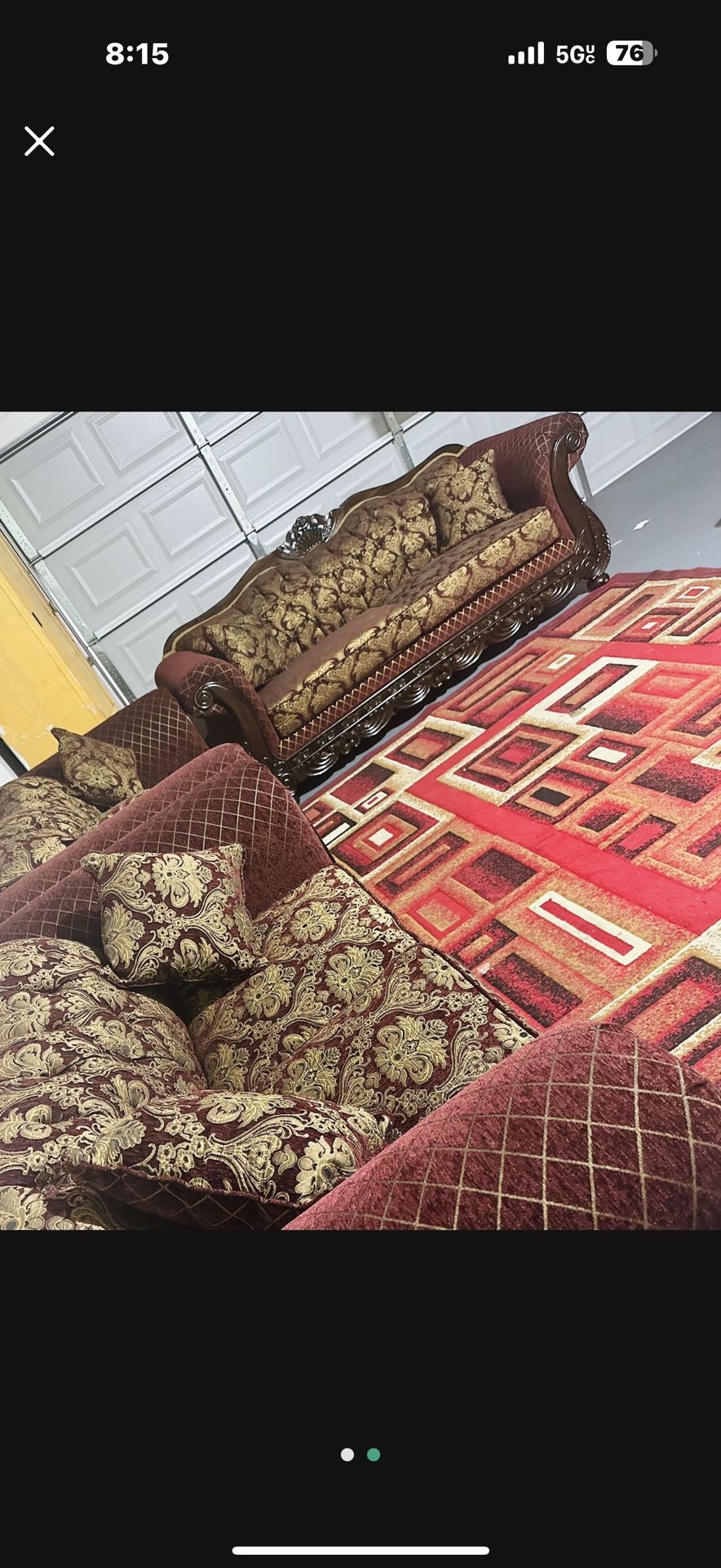 Sofa With 2 Loveseats 