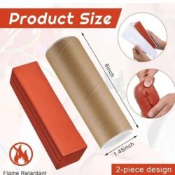 NEW! Fire Barrier Moldable Putty Duct Seal Electrical Putty for Wall, Duct, Plumbers-Red 1.5x6