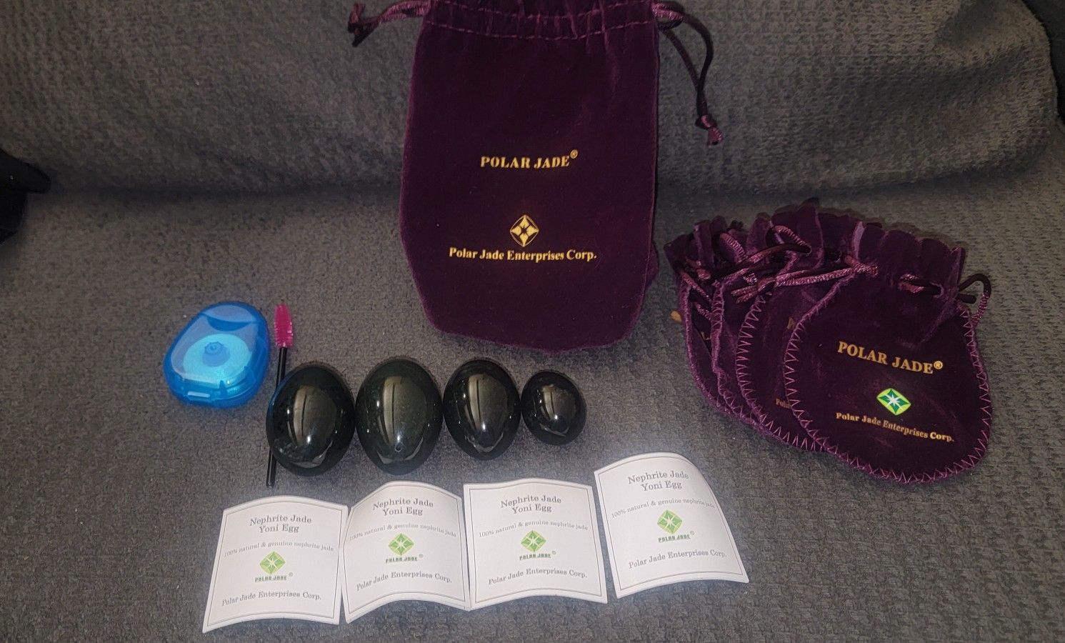 POLAR JADE YONI STONES