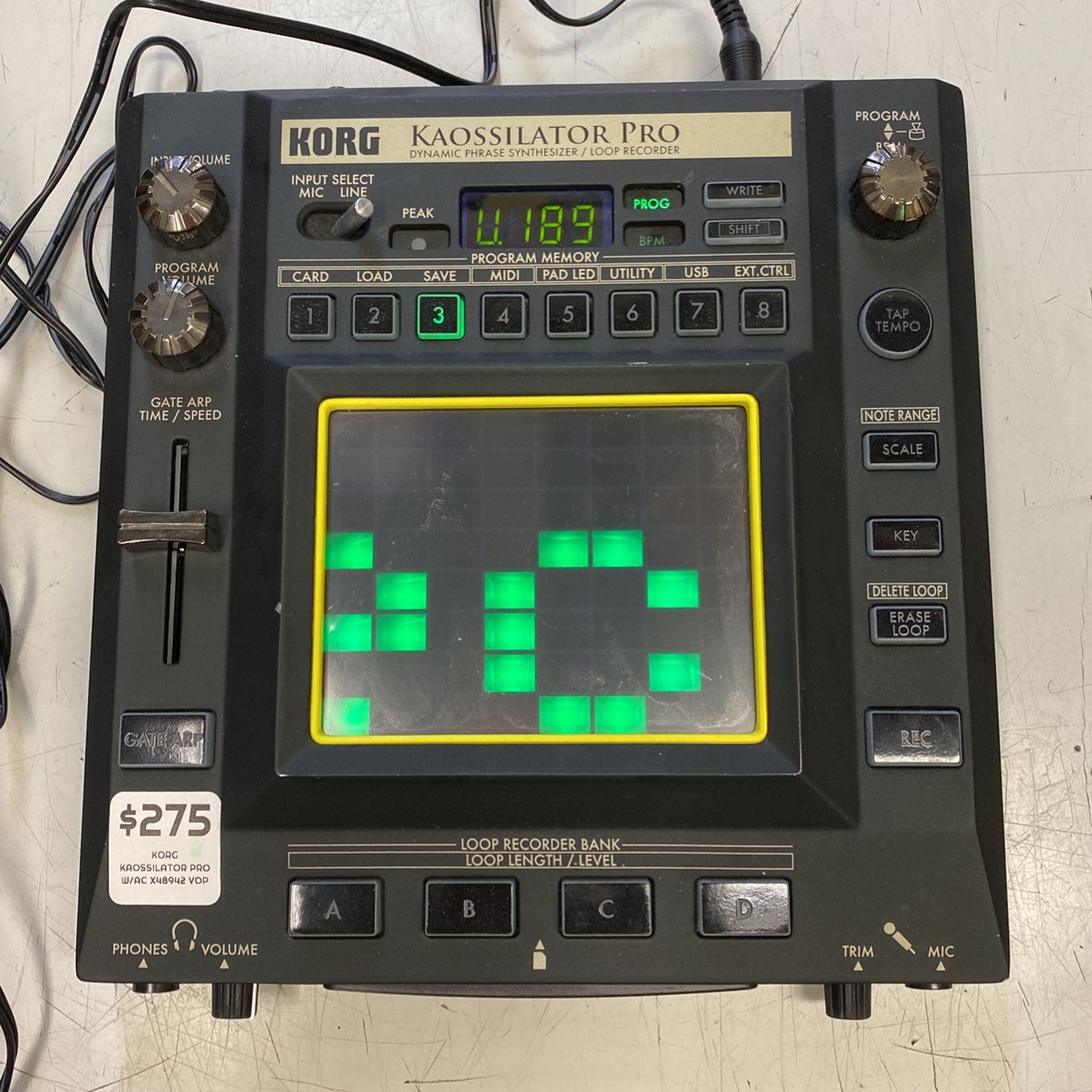 Korg Kaossilator Pro Dynamic Phrase Synthesizer / Loop Recorder
