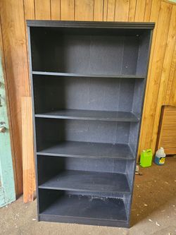 Black 5-Shelf Bookcase⁶