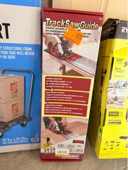 Track Saw Guide - Universal Compatibility for Circular Saws. Expandable 50 in. Cutting Range. All Aluminum Construction.