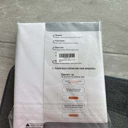 fibeic shower curtain