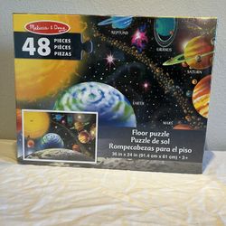 Melissa & Doug Solar System Floor Puzzle (48 Pieces) -$20 obo