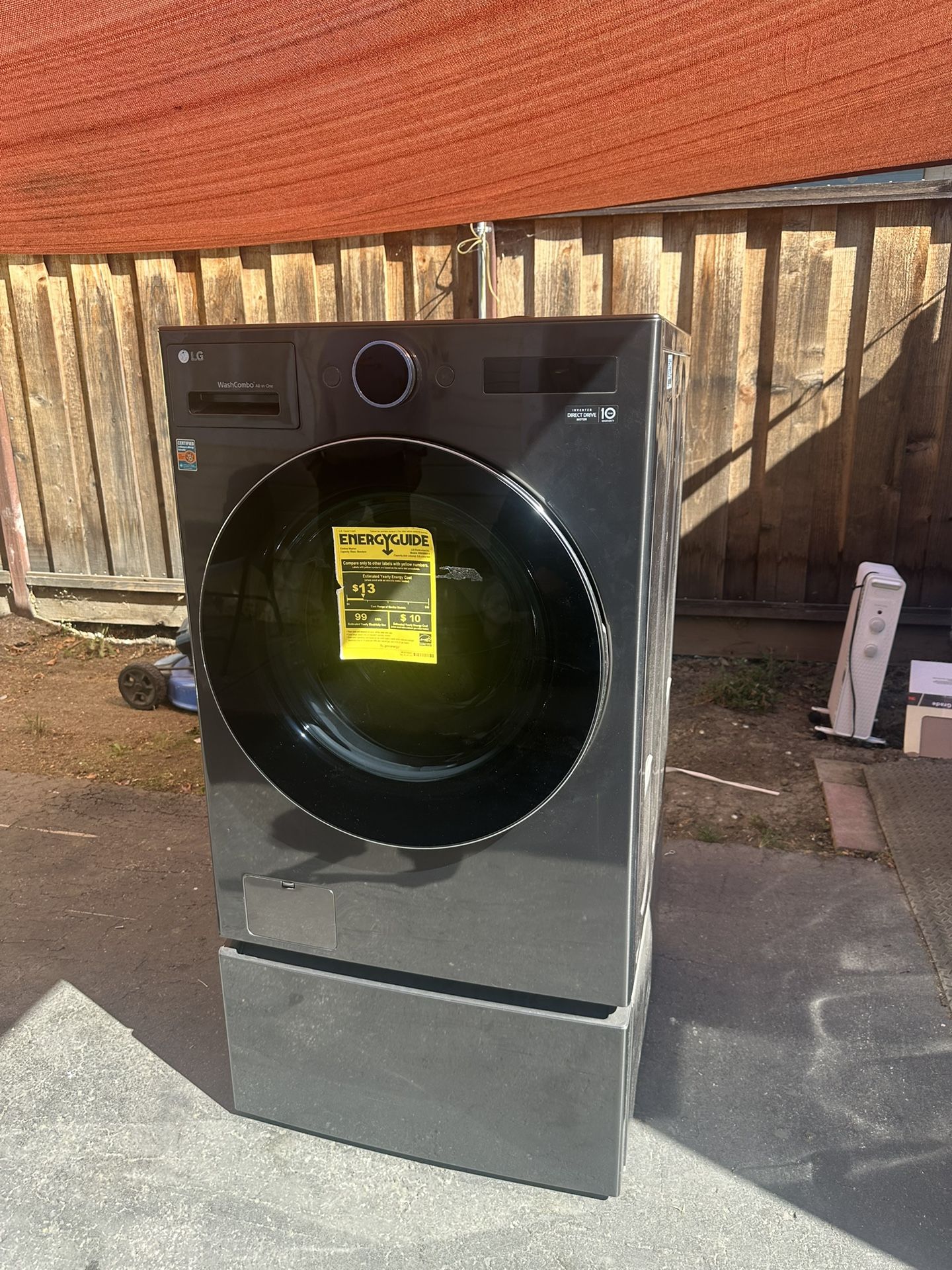 Lg Washer/Dryer Combo Brand New