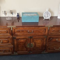 FREE! Rare Vintage Chinoiserie Mahogany Dresser