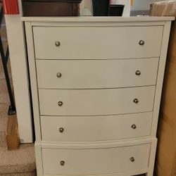 White Modern Chest