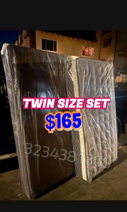 Twin Size Mattress With Boxspring