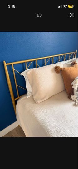 Queen Bed frame - Gold