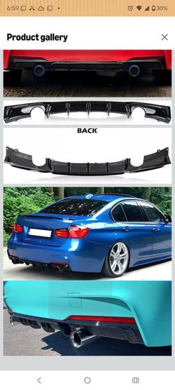 Bmw rear diffuser for bmw series 3