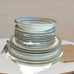 Classic China Plates And Bowls