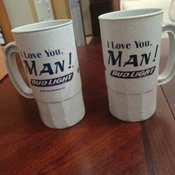 BUD LIGHT I Love You Man Cups