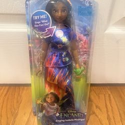 Brand New Disney Encanto Isabela Singing Doll (damaged Box)
