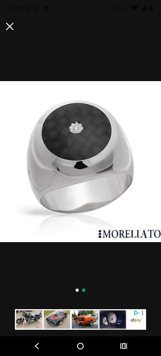 Fine Jewelry Matching Ring and Necklace Diamond center on both. Tags attached. Retail over $225. Only $80.