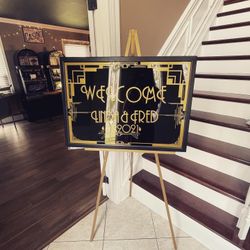 Personalized Welcome Wedding Signs 