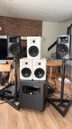 JBL 5 point surround speakers