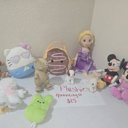 Plushes Qty 11 All For $15