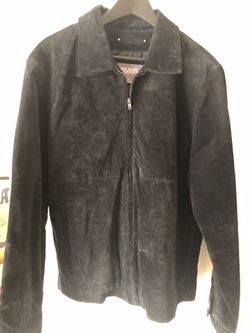 Men’s large leather jacket