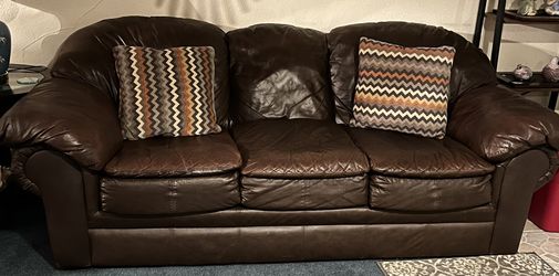 Leather couch