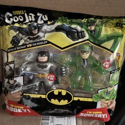 Goo Jit Zu Batman vs Riddler Squishy Characters (2 available)