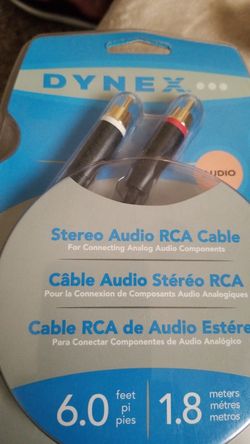 Stereo cable 6ft