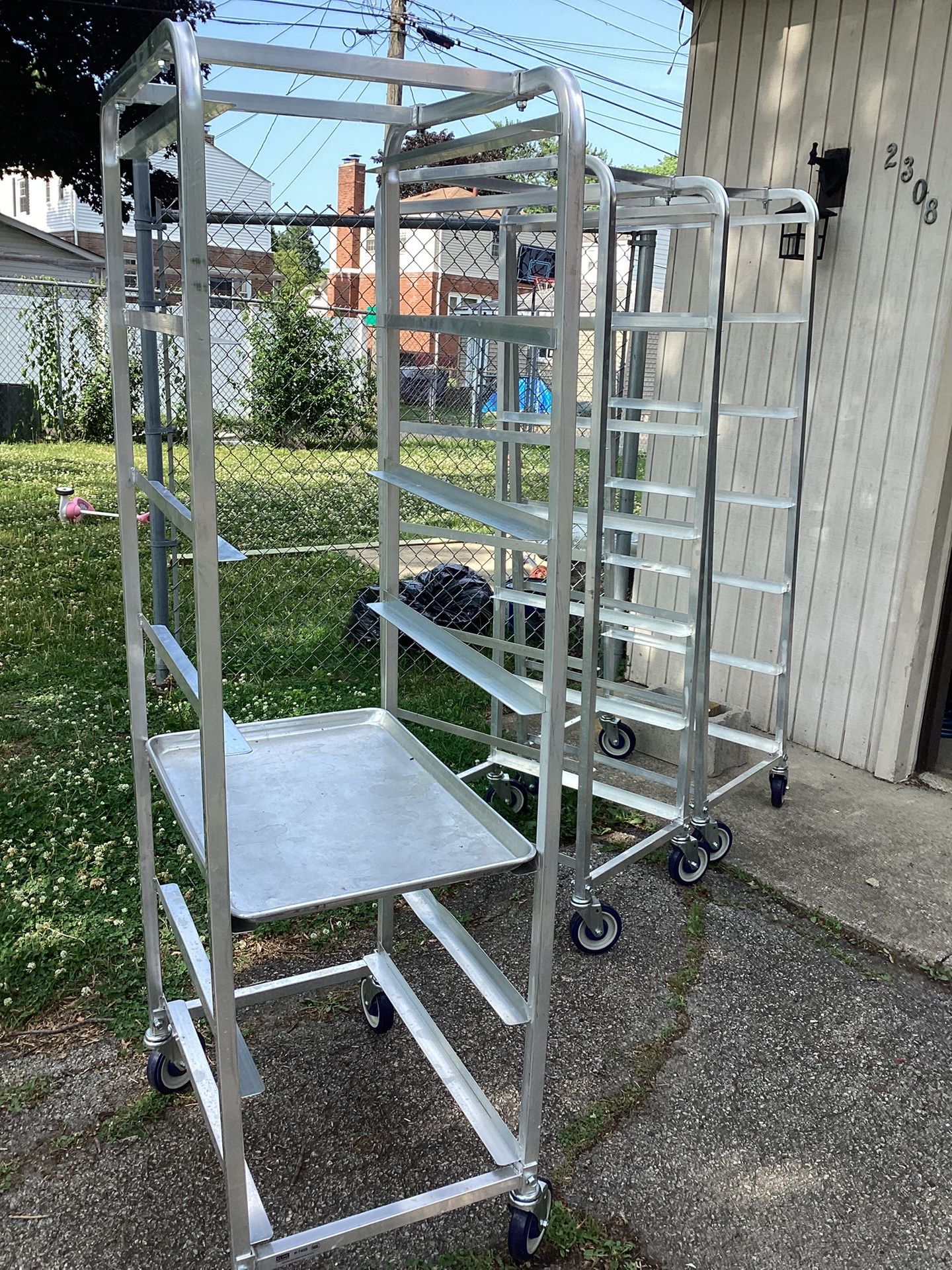 Bakery Rack on Wheels