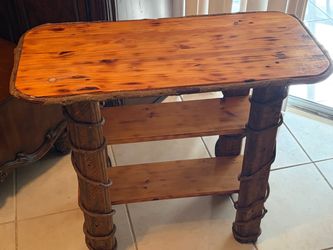Handmade Rustic Solid Wood Table