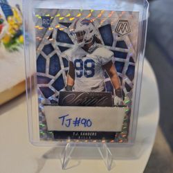 TJ Sanders Rookie Auto