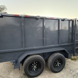 New 8x4x12 Hydraulic Utility Dump Trailer 💎