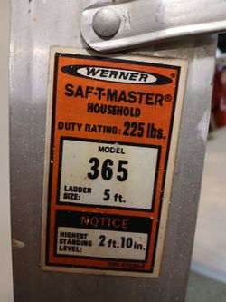 5  Ft Aluminum Ladder