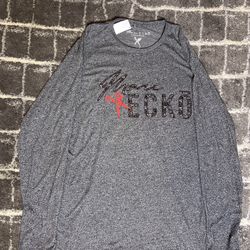 MARC ECKO Cut & Sew | Men’s Size Large | Gray Long Sleeve Logo T-Shirt | CLEAN