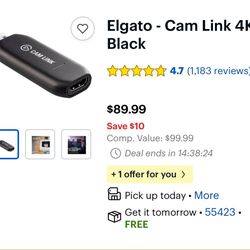 Cam Link For Streaming & Recording