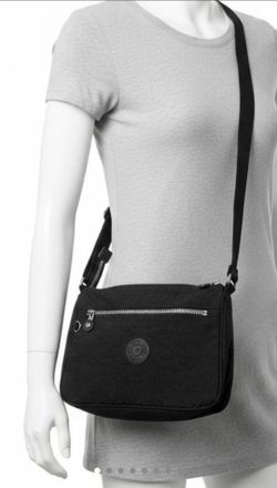 New Black nylon Kipling Callie Crossbody bag $45 obo