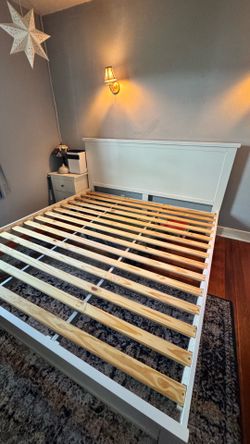 $200 OBO White King Size Bed Frame