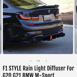 Quad Exhaust and Rear Diffuser G20