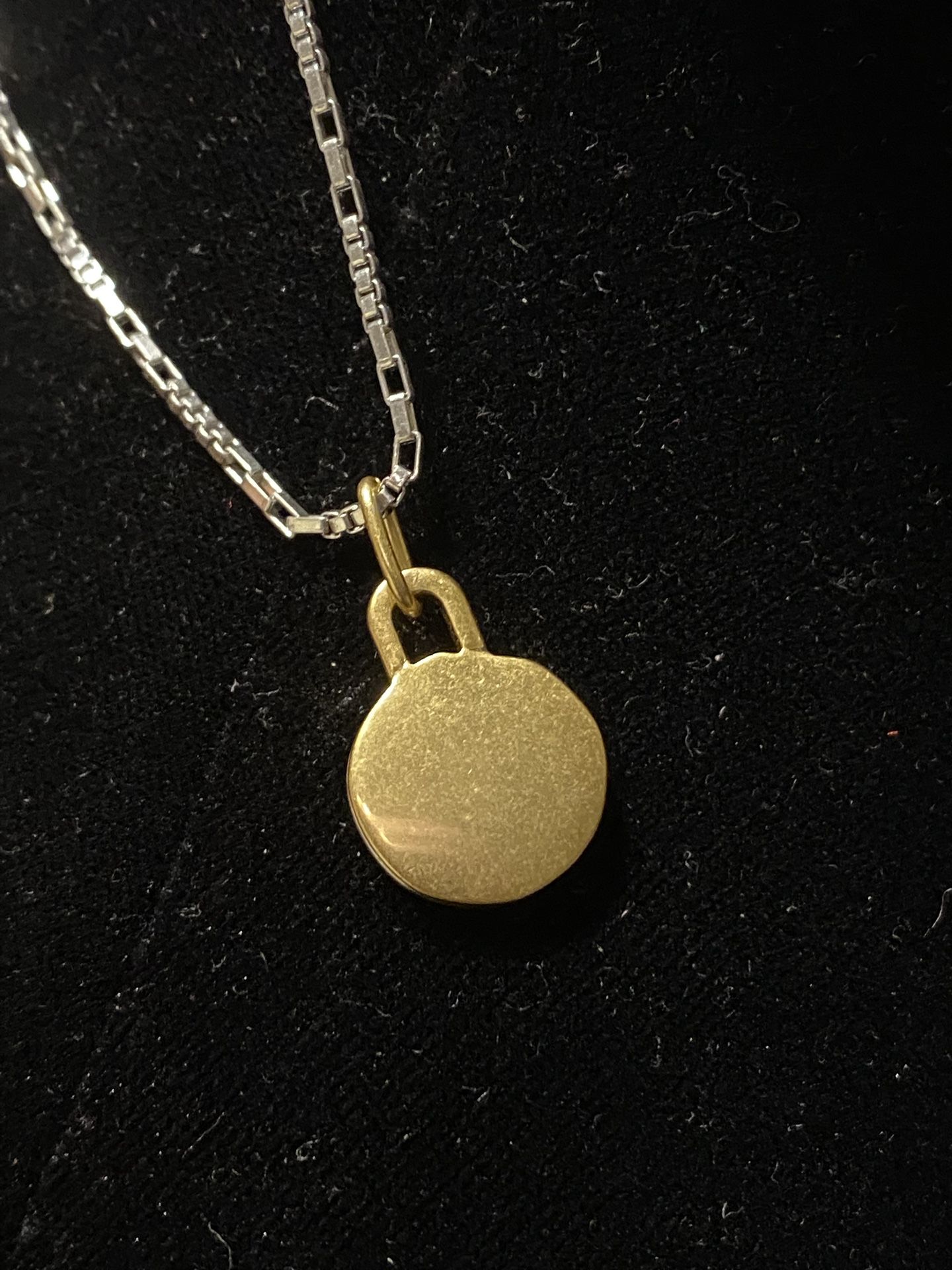Madewell Necklace Set of 2 with Reversible Coin Charm Pendant