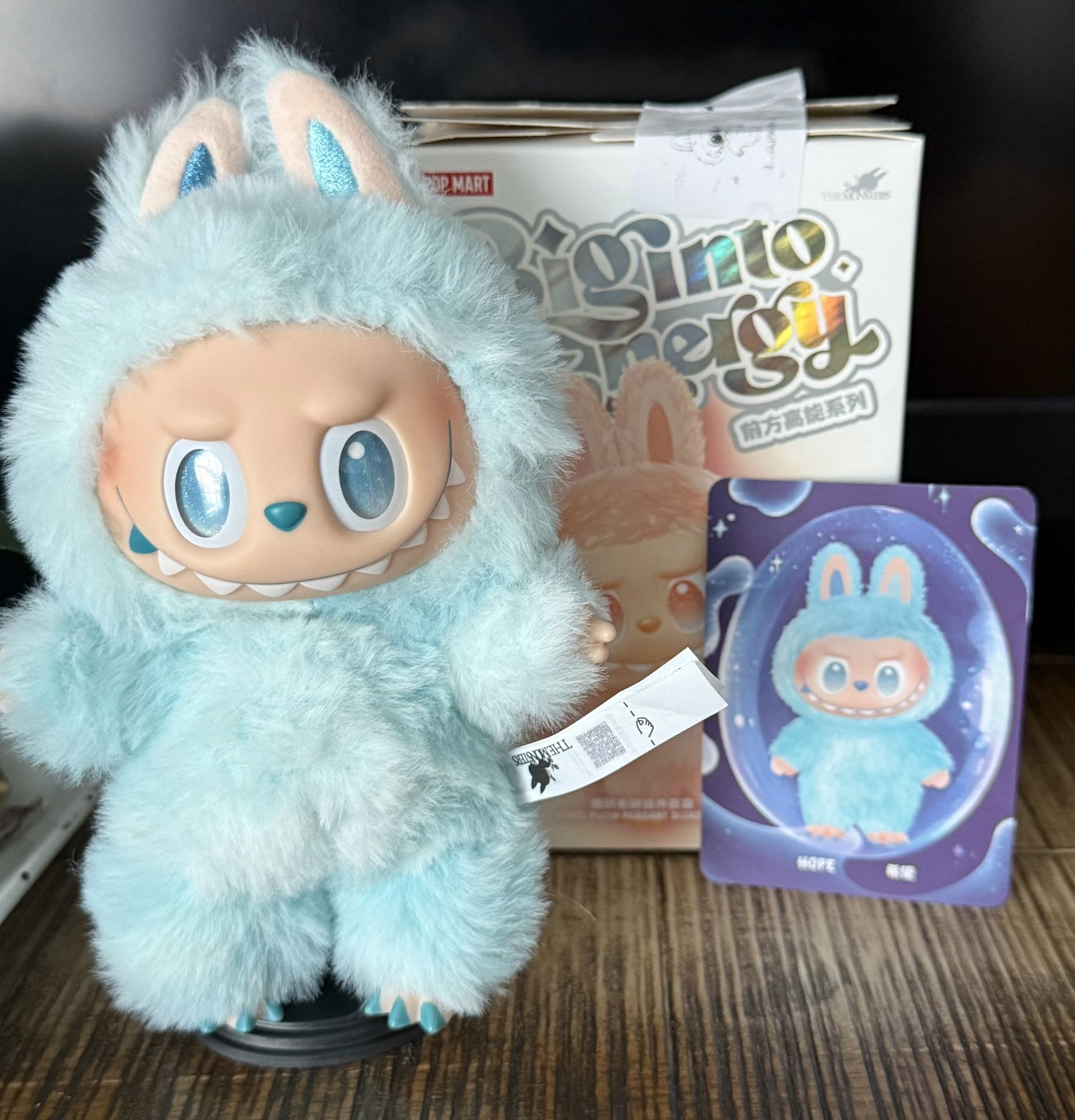 Authentic Popmart Big Into Energy Hope  Labubu. The picture is the actual item
