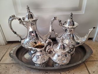Reed And Barton King Francis Silver Tea Set