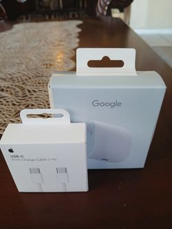 Google and Apple Charger