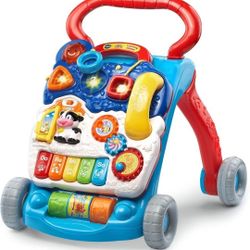 VTech Sit-to-Stand Learning Walker, Blue
