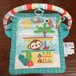 Bright Starts Tiki Toy Bar Baby Activity Gym & Tummy Time Mat