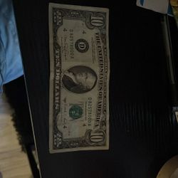 1988 Series $10 Bill For Collectors 