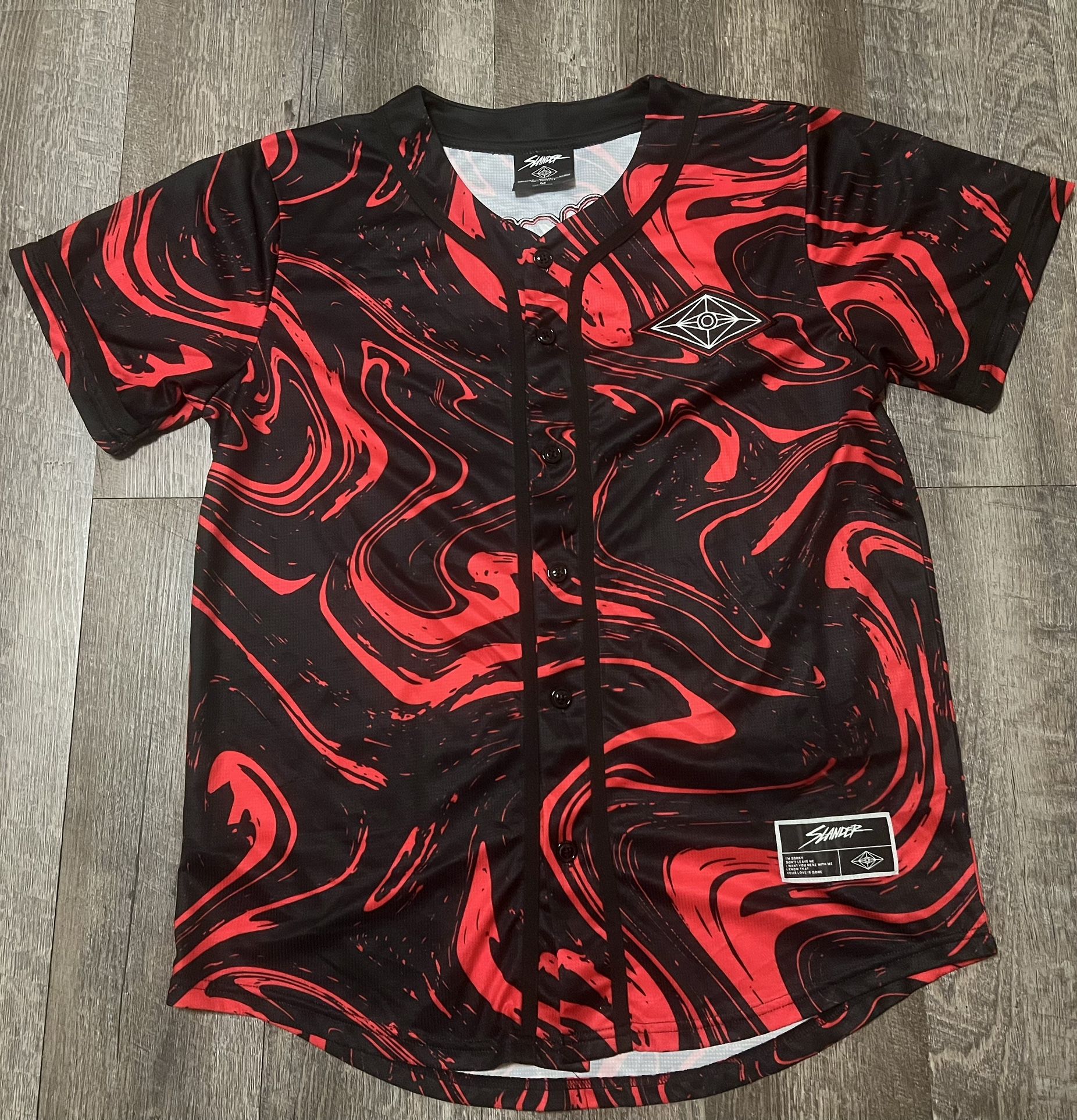 Slander Marble Spaceman Jersey Size Medium
