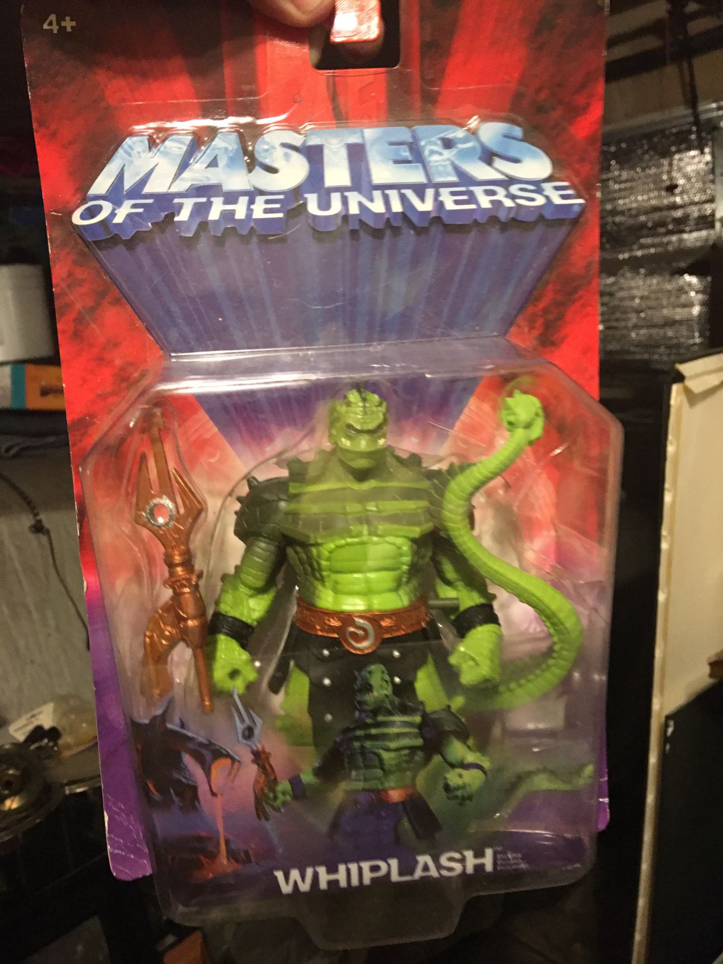 Collectors 2002 masters of the universe ‘ whiplash’ action figure sells online 35-45+