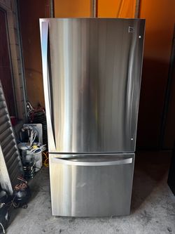 Kenmore Elite Stainless Steel Bottom Freezer Refrigerator