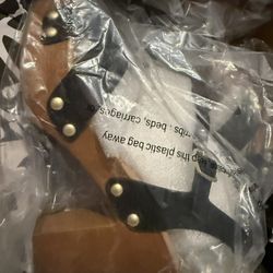 Y2K 90s Clog Heel sandals