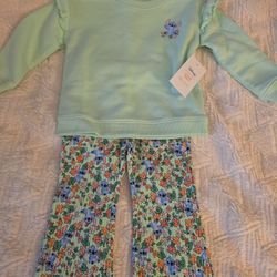 Disney Stitch Floral 2 Pc Set