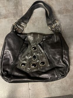 Leather Vintage Black Purse