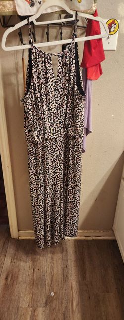 Pink womens capris jumpsuit